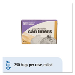 8105015574973, SKILCRAFT High Density Coreless Roll Can Liner, 45 gal, 16 mic, 40 x 48, Natural, 250/Box