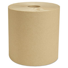 Cascades PRO Select Hardwound Roll Towels, 1-Ply, 7.88" x 800 ft, Natural, 6 Rolls/Carton