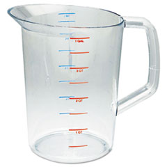 Rubbermaid® Commercial Bouncer Measuring Cup, 4 qt, Clear