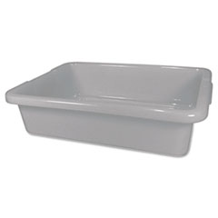 Stack and Pull Latching Flat Lid Storage Box, 3.23 gal, 10.9 x 16.5 x  6.5, Clear/Translucent Blue