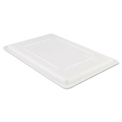 Rubbermaid® Commercial Food/Tote Box Lids, 26 x 18, White, Plastic