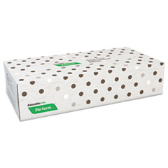 Cascades PRO Perform Facial Tissue, 2-Ply, Latte, 100 Sheets/Box, 30 Boxes/Carton