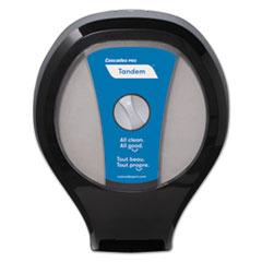Cascades PRO Tandem Single JRT Dispenser, 11.6 x 5.9 x 14.6, Black