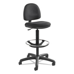 Safco® Precision Extended-Height Swivel Stool with Adjustable Footring