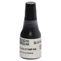 COSCO 2000PLUS® Pre-Ink High Definition Refill Ink, Black, 0.9 oz. Bottle
