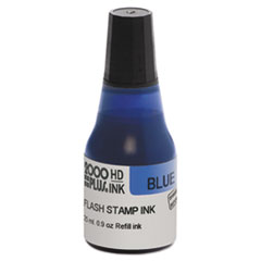 COSCO 2000PLUS® Pre-Ink High Definition Refill Ink, Blue, 0.9 oz. Bottle
