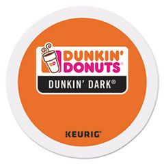 Dunkin Donuts® K-Cup Pods, Dark Roast, 24/Box