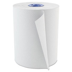 Cascades PRO Perform Hardwound Roll Towels for Tandem Dispensers, 1-Ply, 7 .5" x 600 ft, White, 12/Carton