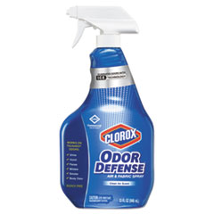 Clorox® Commercial Solutions Odor Defense Air/Fabric Spray, Clean Air Scent,32oz Bottle