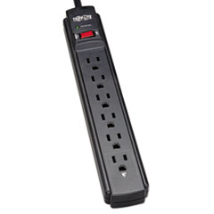 Tripp Lite Protect It! Surge Protector, 6 Outlets, 6 ft Cord, 790 Joules, Black