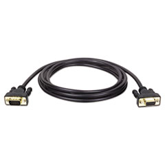 Tripp Lite VGA Monitor Extension Cable, HD15 Female to HD15 Male,10 ft, Black