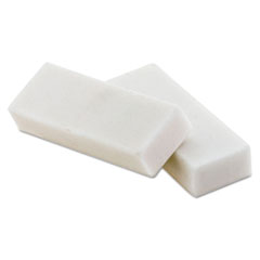 Baumgartens® Block Eraser, Latex Free, White, 4/Pack