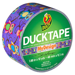 Duck® Colored Duct Tape, 9 mil, 1.88" x 10 yds, 3" Core, Retro Owl