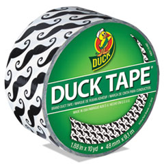 Duck® Colored Duct Tape, 9 mil, 1.88" x 15 yds, 3" Core, Mustache