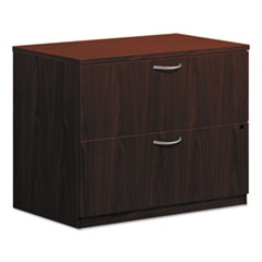 HON® BL Laminate Two Drawer Lateral File, 35 1/2w x 22d x 29h, Mahogany