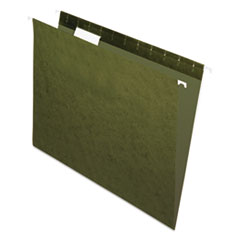 Pendaflex® Standard Green Hanging Folders, Letter Size, 1/5-Cut Tabs, Standard Green, 25/Box