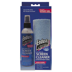 Endust® for Electronics LCD/Plasma Cleaning Gel Spray, 6 oz, Pump Spray w/Microfiber Cloth