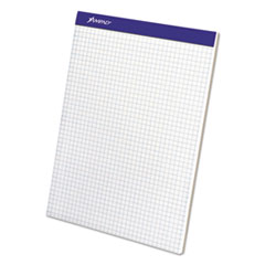 Ampad® Quadrille Double Sheets Pad, 8 1/2 x 11 3/4, White, 100 Sheets