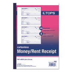 TOPS™ Money and Rent Receipt Books