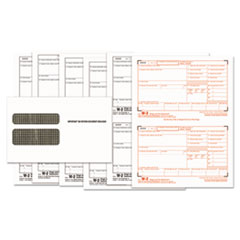 TOPS™ W-2 Tax Form/Envelope Kits, 8 1/2 x 5 1/2, 6-Part, Inkjet/Laser, 24 W-2s & 1 W-3