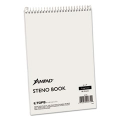 Ampad® Recycled Steno Book, Gregg, 6 x 9, White, 80 Sheets