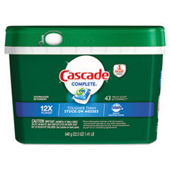 Cascade® ActionPacs, Fresh Scent, 22.5 oz Tub, 43/Tub