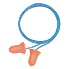 Howard Leight® by Honeywell MAX-30 Single-Use Earplugs, Corded, 33NRR, Coral, 100 Pairs