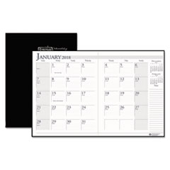 House of Doolittle™ 100% Recycled Ruled 14-Month Planner with Stitched Leatherette Cover