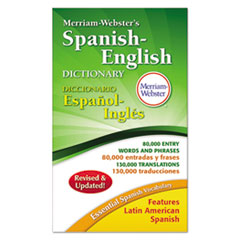 Merriam Webster® Merriam-Webster’s Spanish-English Dictionary, 928 Pages