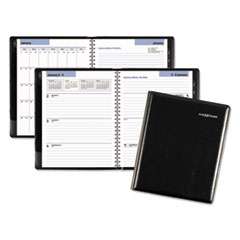 AT-A-GLANCE® DayMinder® Executive Weekly/Monthly Planner, 6 7/8 x 8 3/4, Black, 2018