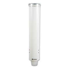 San Jamar® Small Pull-Type Water Cup Dispenser, For 5 oz Cups, White