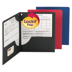 Smead® Lockit® Two-Pocket Folders in Textured Stock