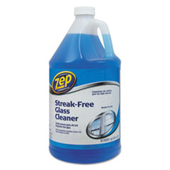 Zep Commercial® Streak-Free Glass Cleaner, Pleasant Scent, 1 gal Bottle
