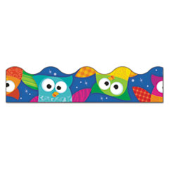 TREND® Bolder Borders and Terrific Trimmers, Owl/Stars, 2 1/4" x 39 ft