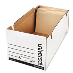 Storage Box Drawer Files, Letter, Fiberboard, 12&quot; X 24&quot;