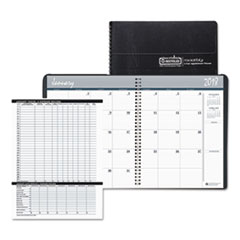 House of Doolittle™ 100% Recycled Two Year Monthly Planner with Expense Logs, 6 7/8 x 8 3/4, 2018