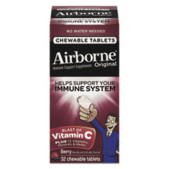 Airborne® Immune Support Chewable Tablets, 32 Tablets per box