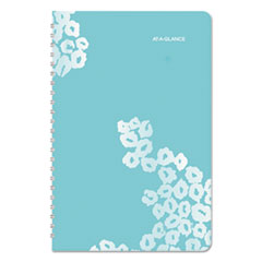 AT-A-GLANCE® Wild Washes Weekly/Monthly Planner, 5 1/2 x 8 1/2, Floral, Animal, 2018