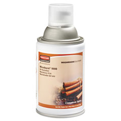 Rubbermaid® Commercial TC Microburst 9000 Air Freshener Refill, Cinnamon Spice, 5.25 oz, 4/CT