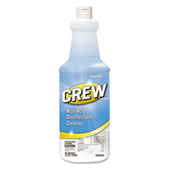 Diversey™ Crew Non-Acid Disinfectant Cleaner, Liquid, 32 oz, 6/Carton