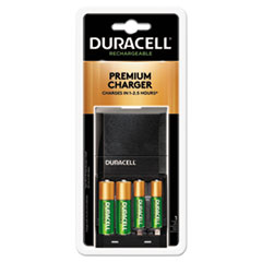 Duracell® ION SPEED 4000 Hi-Performance Charger, Includes 2 AA and 2 AAA NiMH Batteries