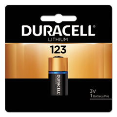 Duracell® Ultra High-Power Lithium Battery, 123, 3V, 1/EA