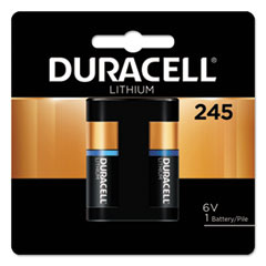 Duracell® Ultra High Power Lithium Battery, 245, 6V, 1/EA
