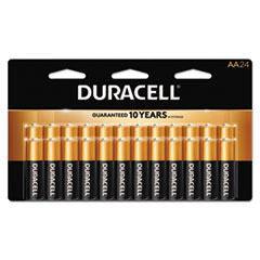 Duracell® CopperTop Alkaline Batteries, AA, 24/BX