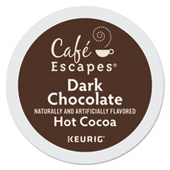 Café Escapes® Café Escapes Dark Chocolate Hot Cocoa K-Cups, 24/Box