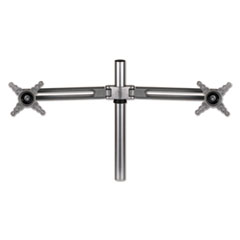 Fellowes® Lotus Dual Monitor Arm Kit, For 26" Monitors, Silver, Supports 13 lb
