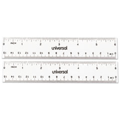 Universal® Clear Plastic Ruler