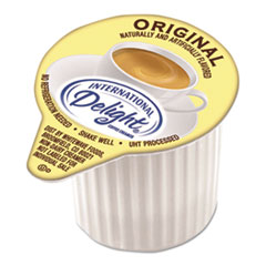 International Delight® Flavored Liquid Non-Dairy Coffee Creamer, Original, Mini Cups, 384/Carton