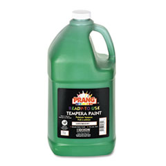 Prang® Ready-to-Use Tempera Paint, Green, 1 gal Bottle