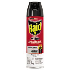 Raid® Fragrance Free Ant & Roach Killer, 17.5 oz Aerosol Can, 12/Carton